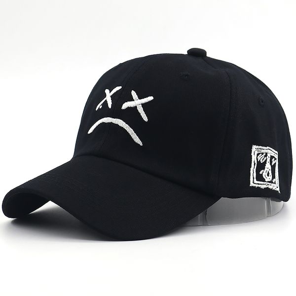 new sad face baseball cap embroidery fashion sad boy dad hat cotton adjustable snapback hats women men summer spring caps, Blue;gray
new sad face baseball cap embroidery fashion sad boy dad hat cotton adjustable snapback hats women men summer spring caps, Blue;gray