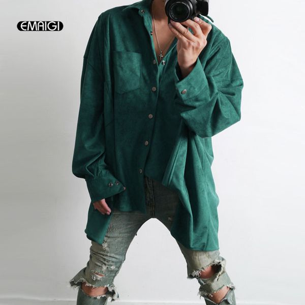 oversize thicken shirt coat men high street fashion casual loose long sleeve shirt male women jacket green black, White;black
oversize thicken shirt coat men high street fashion casual loose long sleeve shirt male women jacket green black, White;black