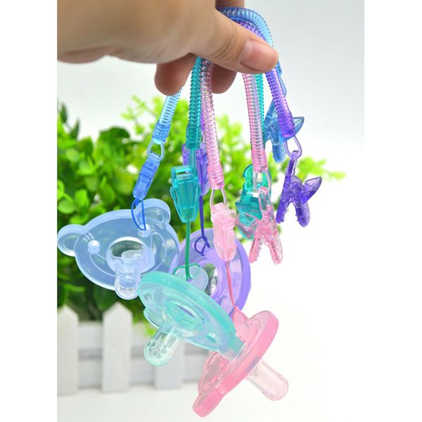 anti-out baby pacifier clip chain stretchable 70cm with spring translucent pacifier chain baby items
anti-out baby pacifier clip chain stretchable 70cm with spring translucent pacifier chain baby items