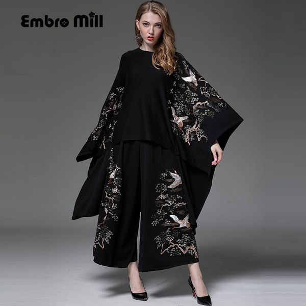 high-end women vintage floral cloak trench coat embroidery flower elegant loose lady casual knit cape outerwear female l-xxl, Tan;black
high-end women vintage floral cloak trench coat embroidery flower elegant loose lady casual knit cape outerwear female l-xxl, Tan;black