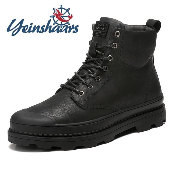 men shoes boots winter ankle boots classic riding outdoor working genuine leather snow men shoes retro botas brahma, Black
men shoes boots winter ankle boots classic riding outdoor working genuine leather snow men shoes retro botas brahma, Black
