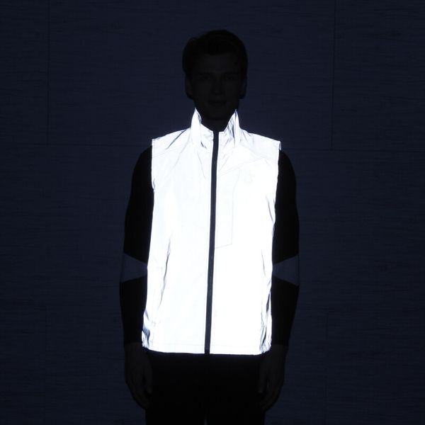 men reflective sleeveless jacket night reflect light vest men hip hop punk rock chalecos nightclub dj singer costume funny vest, Black;white
men reflective sleeveless jacket night reflect light vest men hip hop punk rock chalecos nightclub dj singer costume funny vest, Black;white