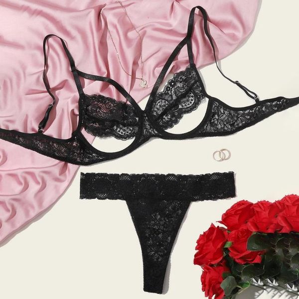 bras sets hollow out women underwear bra lingerie g-string nightwear lace flower clothes set sleepwear push up two piece, Red;black
bras sets hollow out women underwear bra lingerie g-string nightwear lace flower clothes set sleepwear push up two piece, Red;black