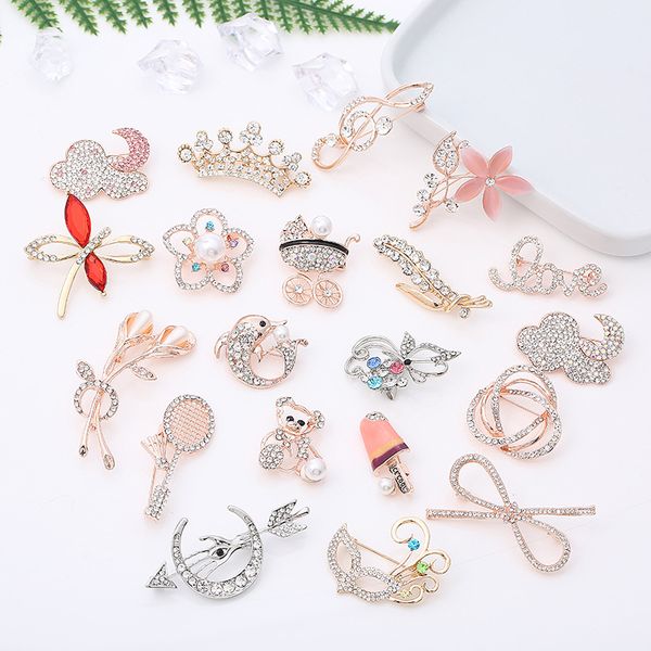 trendy brooches new creative cloud moon crystal rhinestone flower coat pin scarf buckle jewelry broches women accessories, Gray
trendy brooches new creative cloud moon crystal rhinestone flower coat pin scarf buckle jewelry broches women accessories, Gray