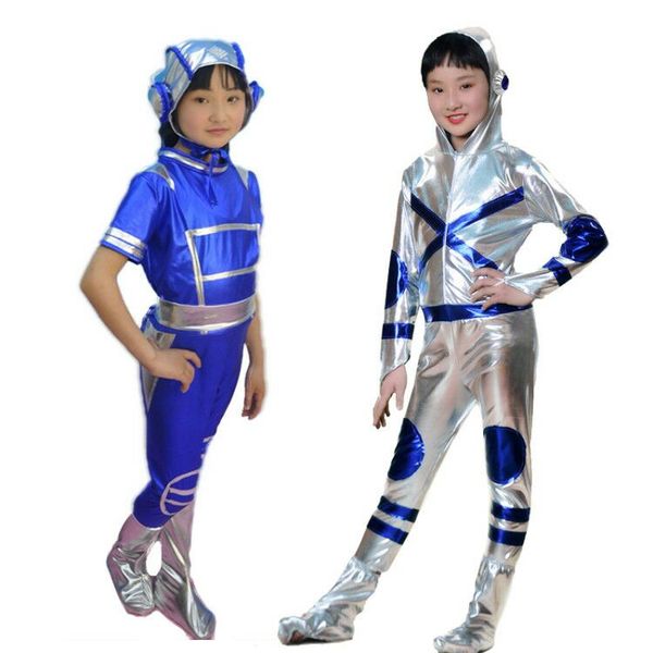 children's animation drama robot stage cartoon performance clothing children astronaut space suit modern dance costumes, Black;red
children's animation drama robot stage cartoon performance clothing children astronaut space suit modern dance costumes, Black;red