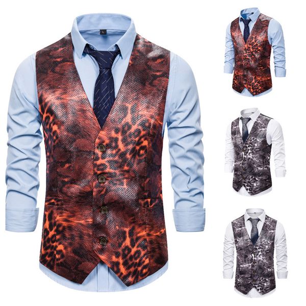 men's brand new creative fashion personality business bright printing business casual vest mens suit vest men men suit, Black;white
men's brand new creative fashion personality business bright printing business casual vest mens suit vest men men suit, Black;white