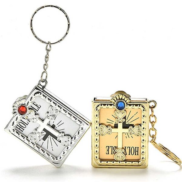 mini holy bible miniature paper christian jesus key chain key ring for friend gift, Silver
mini holy bible miniature paper christian jesus key chain key ring for friend gift, Silver