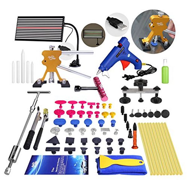 

pdr tools board puller damage set hail led pdr reflect auto door repair car body bridge dent removal and lifter 68pcs