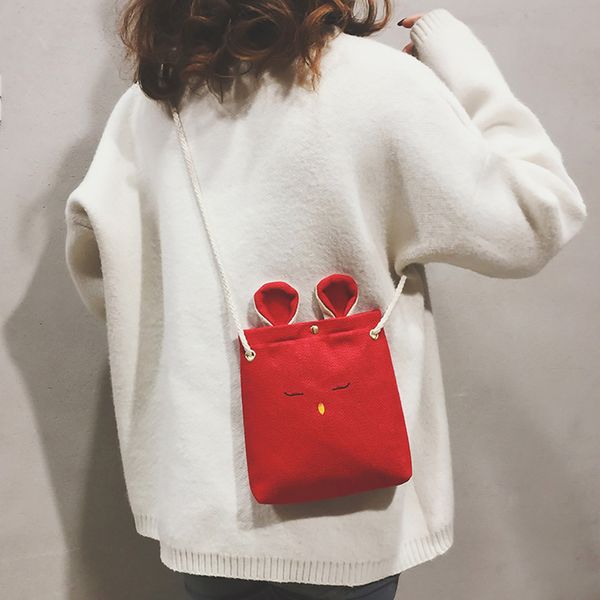 xiniu lovely girl ear handbag small square bag fashion solid color simple cute bag design bolsa de #0521
xiniu lovely girl ear handbag small square bag fashion solid color simple cute bag design bolsa de #0521