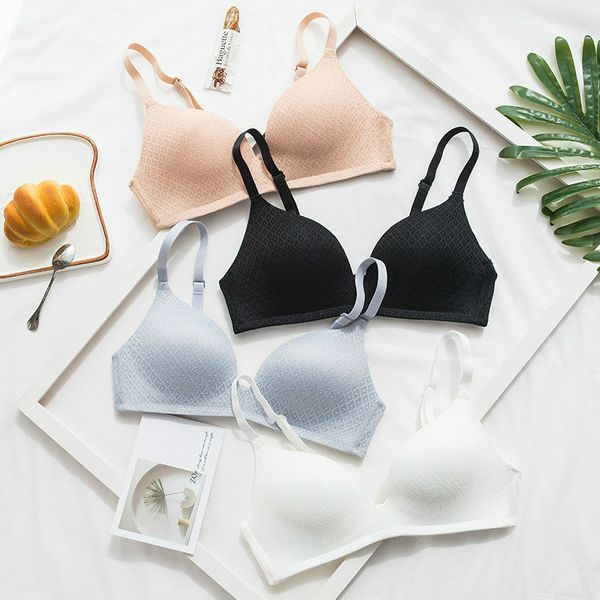 2 piece women fashion black skin gray white wireless padded bras japanese one-piece bras bralette cup a b underwear 2 pcs, Red;black
2 piece women fashion black skin gray white wireless padded bras japanese one-piece bras bralette cup a b underwear 2 pcs, Red;black