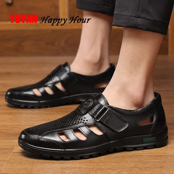 genuine leather sandals men shoes 2019 summer leather shoes holes sandals male brand footwear black ka1223
genuine leather sandals men shoes 2019 summer leather shoes holes sandals male brand footwear black ka1223
