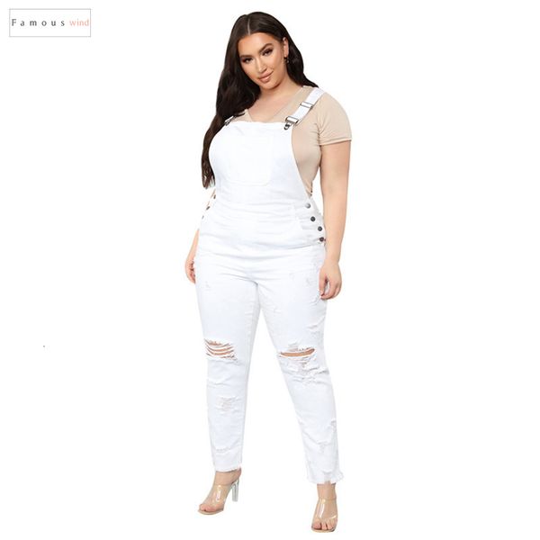 women jumpsuit large size denim ripped belted white high street plus size jumpsuit vintage party slim lady mono, Black;white
women jumpsuit large size denim ripped belted white high street plus size jumpsuit vintage party slim lady mono, Black;white