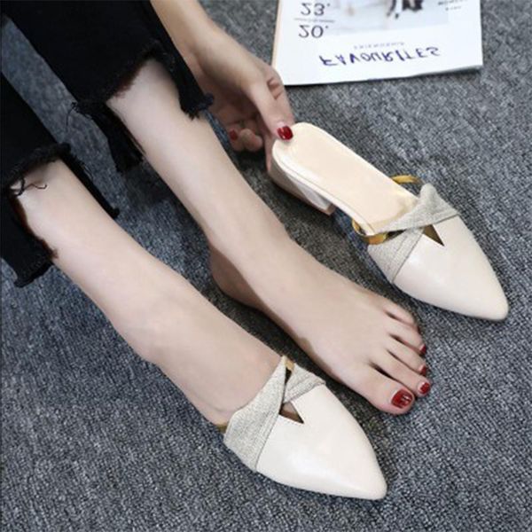 woman mules ladies pointed toe slippers women's square low heels female elegant slides footwear women 2020 casual outdoor shoes, Black
woman mules ladies pointed toe slippers women's square low heels female elegant slides footwear women 2020 casual outdoor shoes, Black