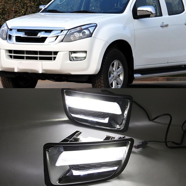 1 set drl led daytime running lights for isuzu d-max dmax 2014 2015 led front bumper fog lamp case driving light white
1 set drl led daytime running lights for isuzu d-max dmax 2014 2015 led front bumper fog lamp case driving light white