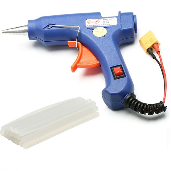 30w melt glue gun with xt60 plug for rc models outfield 3s 12v heater heating wax 7mm glue stick diy hand tools
30w melt glue gun with xt60 plug for rc models outfield 3s 12v heater heating wax 7mm glue stick diy hand tools