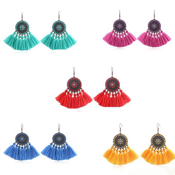 fashion bohemian tassel earrings for women vintage statement drop earring blue red yellow big dangle fringe earrings 2019 jewelry, Silver
fashion bohemian tassel earrings for women vintage statement drop earring blue red yellow big dangle fringe earrings 2019 jewelry, Silver