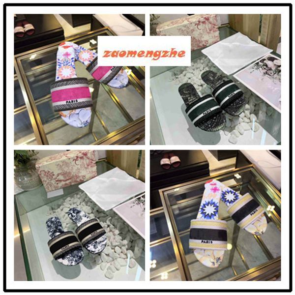 with boxdazzle flowers women slippers sandals flat designer shoes slide dazzle flowers embroidery sandal floral striped beach slipper, Black 
with boxdazzle flowers women slippers sandals flat designer shoes slide dazzle flowers embroidery sandal floral striped beach slipper, Black