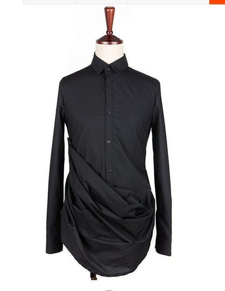 2019 hair stylist simple business shirt korean version male irregular personality slim scarf collar long-sleeved shirts
2019 hair stylist simple business shirt korean version male irregular personality slim scarf collar long-sleeved shirts