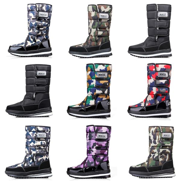 fashion designer boots for women men camo half boot classic snow winter boots waterproof platform booties 36-46 sale, Black
fashion designer boots for women men camo half boot classic snow winter boots waterproof platform booties 36-46 sale, Black