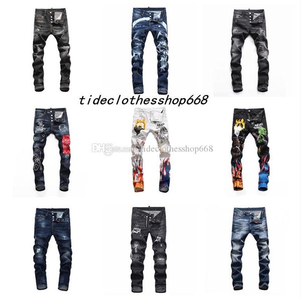 new 2020 brand jeans mens jeans men denim black jeans for men embroidery pants fashion holes trousers italy size 44-54
new 2020 brand jeans mens jeans men denim black jeans for men embroidery pants fashion holes trousers italy size 44-54