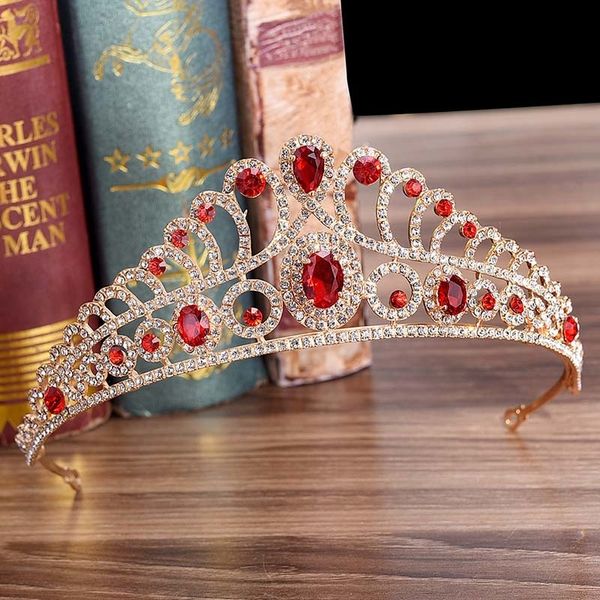 clear zircon crystal rhinestones bride crown princess tiaras handmade pageant wedding bridal diadem hair ornament for women jl, Golden;white
clear zircon crystal rhinestones bride crown princess tiaras handmade pageant wedding bridal diadem hair ornament for women jl, Golden;white
