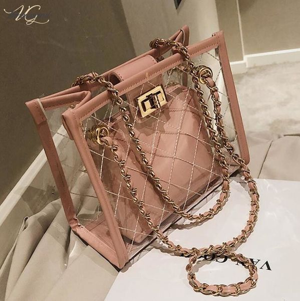 transparent jelly big bag 2020 fashion new pvc womens designer handbag high capacity shoulder hasp messenger bags
transparent jelly big bag 2020 fashion new pvc womens designer handbag high capacity shoulder hasp messenger bags