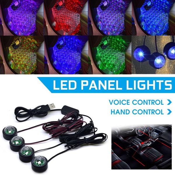 led atmosphere lamp car soles colorful rgb lamp usb socket convenient car interior decoration light hand / voice control
led atmosphere lamp car soles colorful rgb lamp usb socket convenient car interior decoration light hand / voice control