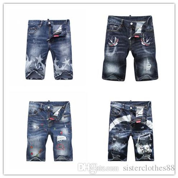 2020 new mens jeans shorts mens vintage embroidery short jeans fashion distrressed dark blue shorts hip hop biker denim men s clothing
2020 new mens jeans shorts mens vintage embroidery short jeans fashion distrressed dark blue shorts hip hop biker denim men s clothing