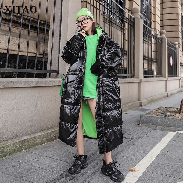 xitao pu plus size letter parka fashion new 2019 winter full sleeve pocket wide waist minority loose casual coat dmy1877, Black
xitao pu plus size letter parka fashion new 2019 winter full sleeve pocket wide waist minority loose casual coat dmy1877, Black