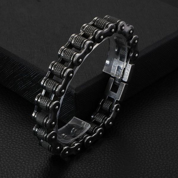 stainless steel edc punk tool european and american bicycle bracelets titanium steel personality mens motorcycle chain, Red;blue
stainless steel edc punk tool european and american bicycle bracelets titanium steel personality mens motorcycle chain, Red;blue