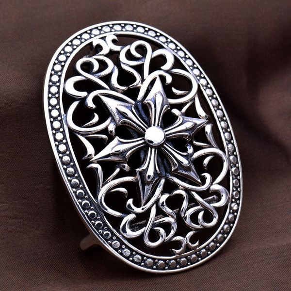 925 accessories silver waist leader punk style silver accessories six-mang star hollow leather head, Slivery;black
925 accessories silver waist leader punk style silver accessories six-mang star hollow leather head, Slivery;black