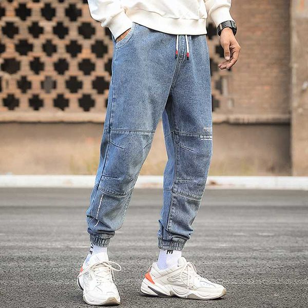 aprilmomo2020 autumn and winter washed loose beam feet solid color jeans trend men's casual feet harem pants fashion, Black
aprilmomo2020 autumn and winter washed loose beam feet solid color jeans trend men's casual feet harem pants fashion, Black