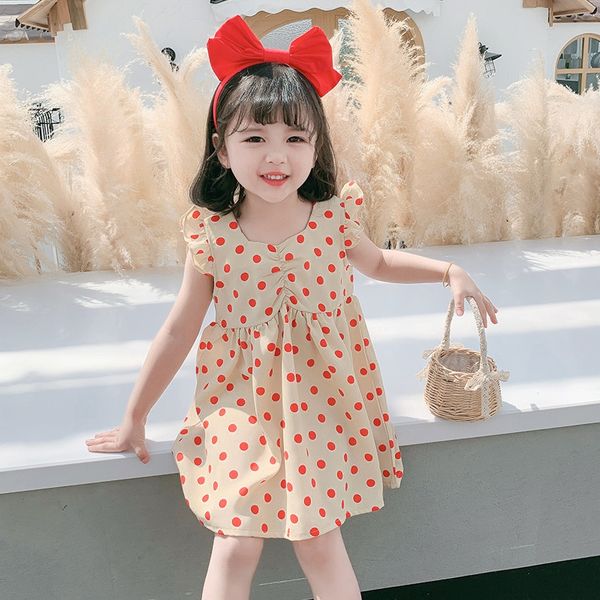 summer dresses toddler kids baby girls polka dot clothes blue sleeveless ruffles casual dresses 2020, Red;yellow
summer dresses toddler kids baby girls polka dot clothes blue sleeveless ruffles casual dresses 2020, Red;yellow