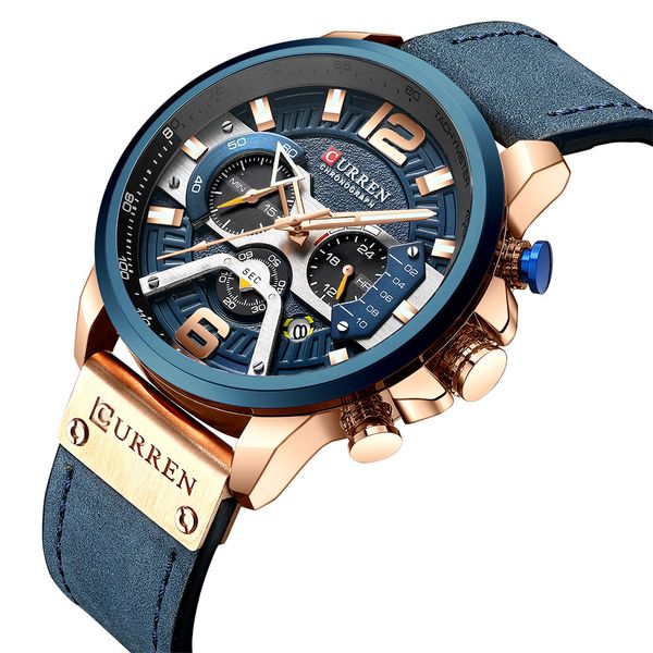 mens watches curren leather sports watch men fashion chronograph quartz man clock waterproof relogio masculino, Slivery;brown
mens watches curren leather sports watch men fashion chronograph quartz man clock waterproof relogio masculino, Slivery;brown