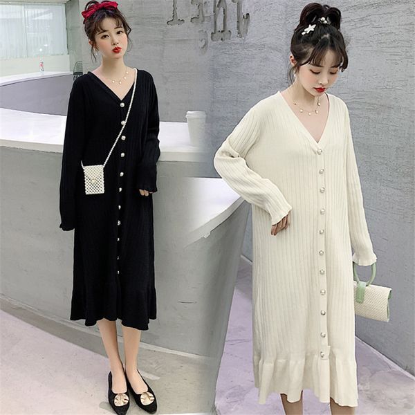 2020 fashion maternity dress loose spring autumn winter skirt pregnancy clothes for knit pregnant women sweater, White
2020 fashion maternity dress loose spring autumn winter skirt pregnancy clothes for knit pregnant women sweater, White