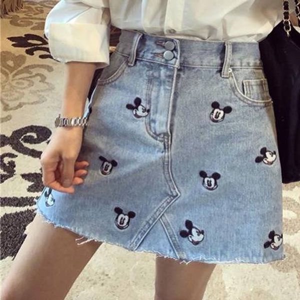2020 women autumn black blue solid casual high waist pencil denim skirts summer high street pockets button jeans skirt sweet
2020 women autumn black blue solid casual high waist pencil denim skirts summer high street pockets button jeans skirt sweet