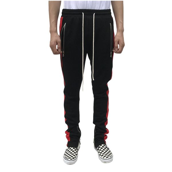 mens colorblock sweatpants lace up skateboard loose casual pants male high street trousers, Black
mens colorblock sweatpants lace up skateboard loose casual pants male high street trousers, Black