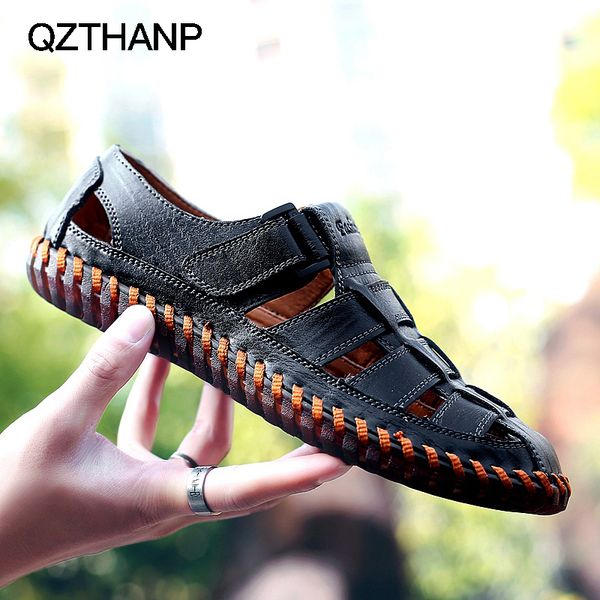 new men casual breathable leather shoes male summer krasovki tenis masculino debardeur homme sandals for zapatillas hombre, Black
new men casual breathable leather shoes male summer krasovki tenis masculino debardeur homme sandals for zapatillas hombre, Black