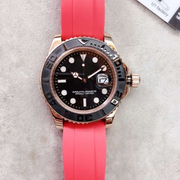 elegant fashion automatic movement round dial rose gold case red rubber strap men watch 44mm mens watches wristwatches, Slivery;brown
elegant fashion automatic movement round dial rose gold case red rubber strap men watch 44mm mens watches wristwatches, Slivery;brown