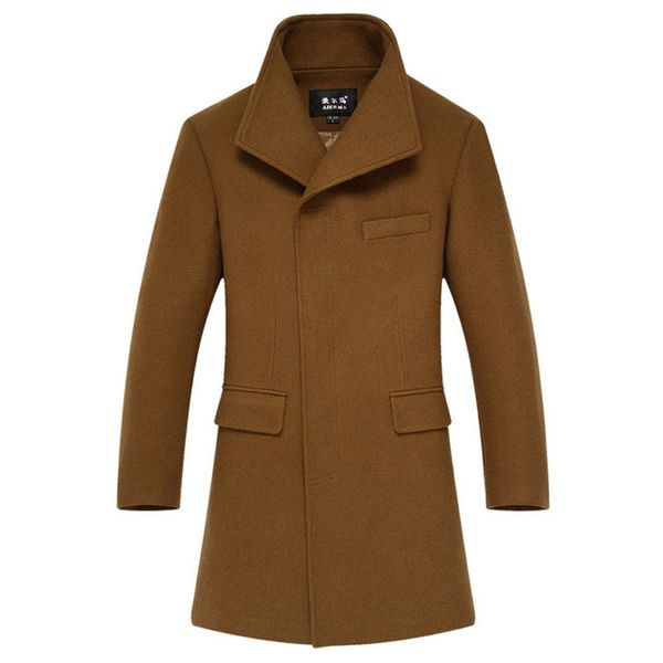 high-quality winter wool jacket men wool coat vogueslim fit coat men long cotton collar trench, Black
high-quality winter wool jacket men wool coat vogueslim fit coat men long cotton collar trench, Black
