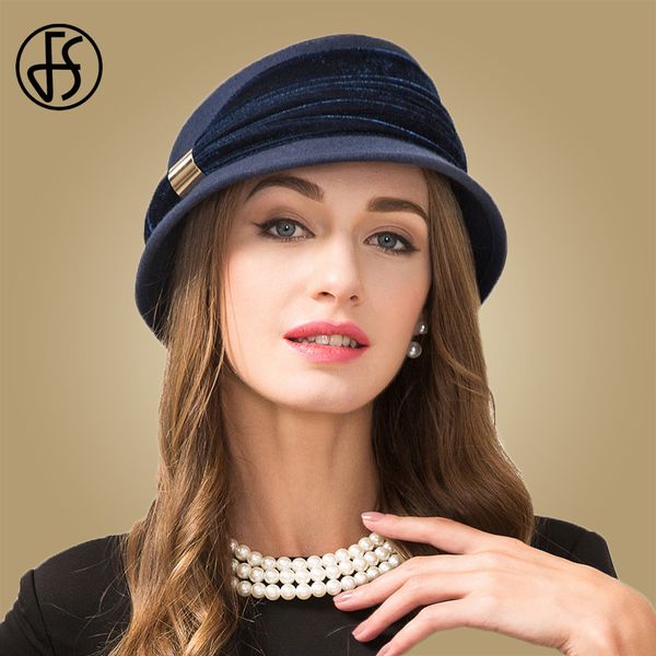 fs vintage royal blue 100% wool fedora hat for women fall winter felt hat wide brim cloche hats pork pie caps chapeu feminino, Blue;gray
fs vintage royal blue 100% wool fedora hat for women fall winter felt hat wide brim cloche hats pork pie caps chapeu feminino, Blue;gray