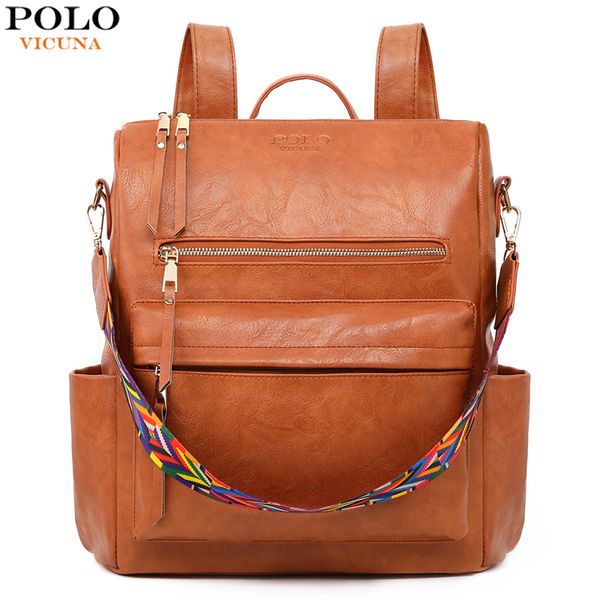vicuna polo vintage style brand leather women backpack large capacity ladies shoulder rucksacks backpack bag mochila feminina
vicuna polo vintage style brand leather women backpack large capacity ladies shoulder rucksacks backpack bag mochila feminina