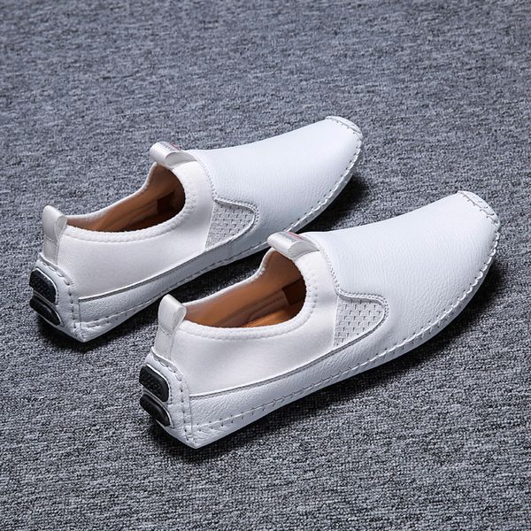 2020 new men casual shoes split leather shoes for men loafers white fashion slip on driving male flats zapatos hombre, Black
2020 new men casual shoes split leather shoes for men loafers white fashion slip on driving male flats zapatos hombre, Black