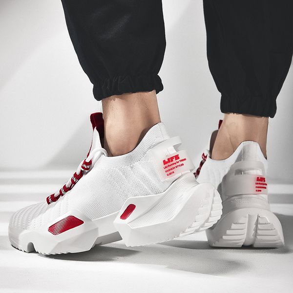 men shoes 2121 fashion male flying weaving breathable casual chunky sneakers mans trainers tenis zapatos de hombre, Black
men shoes 2121 fashion male flying weaving breathable casual chunky sneakers mans trainers tenis zapatos de hombre, Black