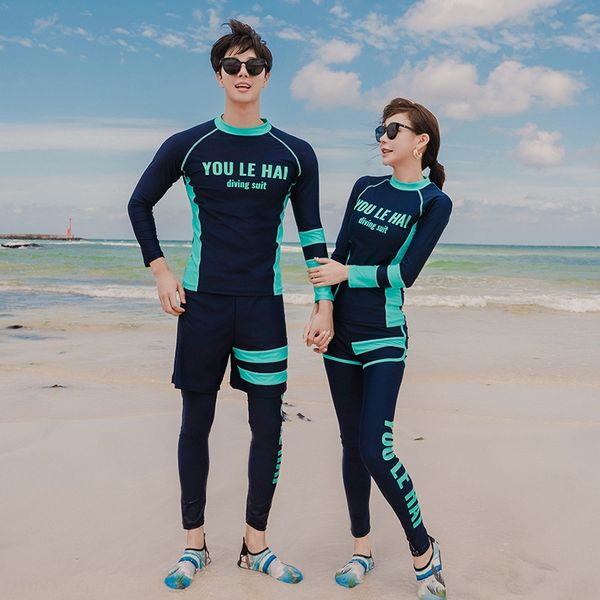 2020 long sleeve surfing swim diving couple swim split sunscreen diving suit spring swimming suit, White;black
2020 long sleeve surfing swim diving couple swim split sunscreen diving suit spring swimming suit, White;black