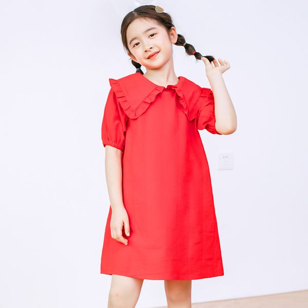 2020 summer girls clothing teenager girl korean cute princess dress cotton brief red vestidos size 4 6 8 10 12 14 years, Red;yellow
2020 summer girls clothing teenager girl korean cute princess dress cotton brief red vestidos size 4 6 8 10 12 14 years, Red;yellow