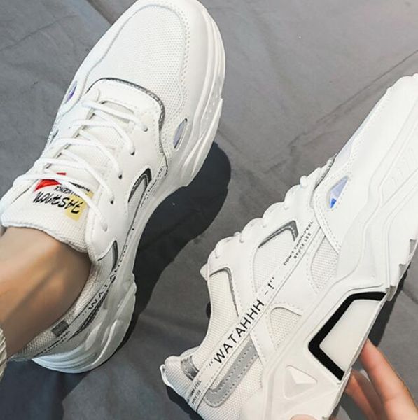 2020 new summer breathable men's shoes, all kinds of tennis shoes, small white board shoes, fashion, tennis , leisure, dad fashion, Black
2020 new summer breathable men's shoes, all kinds of tennis shoes, small white board shoes, fashion, tennis , leisure, dad fashion, Black