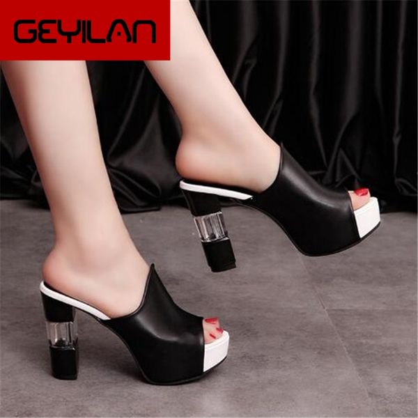 ladies leather sole slippers women high heel mules black peep toe platform mules emal slip on sandals shoes
ladies leather sole slippers women high heel mules black peep toe platform mules emal slip on sandals shoes