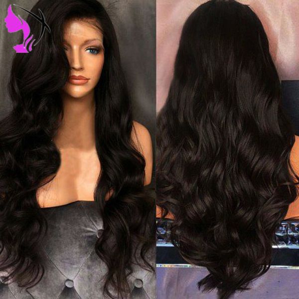 new body wave heat resistant fiber 26 inch side part glueless synthetic lace front wig with side bangs for black women, Black;brown
new body wave heat resistant fiber 26 inch side part glueless synthetic lace front wig with side bangs for black women, Black;brown