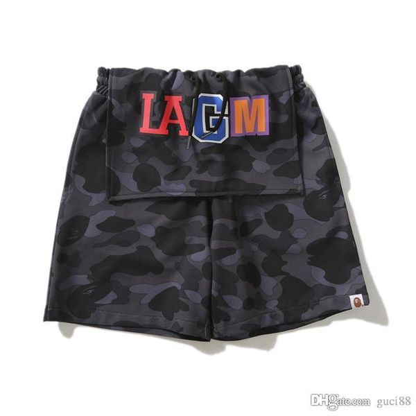 2018 new tide brand ape pants camouflage print casual shorts justin bieber men's casual beach pants fear of god sale, Black;white 
2018 new tide brand ape pants camouflage print casual shorts justin bieber men's casual beach pants fear of god sale, Black;white